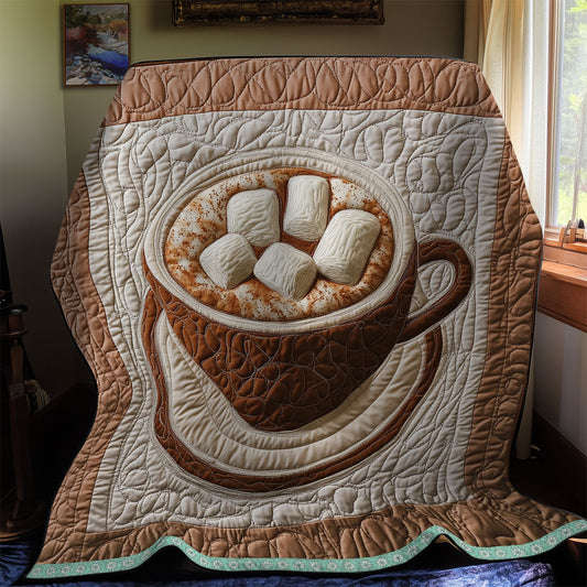 Rynx | Cup Chocolate Quilted Blanket