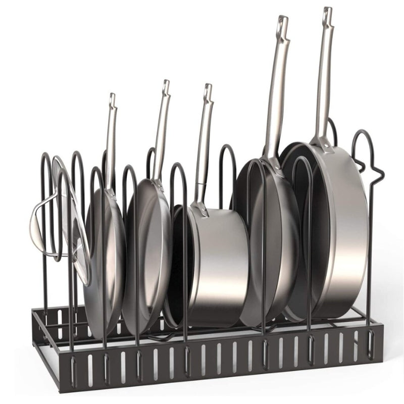 Rynx | SpaceFlex Adjustable Pan Holder & Lid Holder | Organization & Flexibility in the Kitchen
