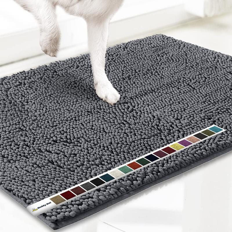 Rynx | Absorbent Chenille Entryway Rug – Non-Slip & Easy to Clean