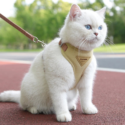 Rynx | Soft Mesh Cat and Dog Vest Harness with Leash Set
