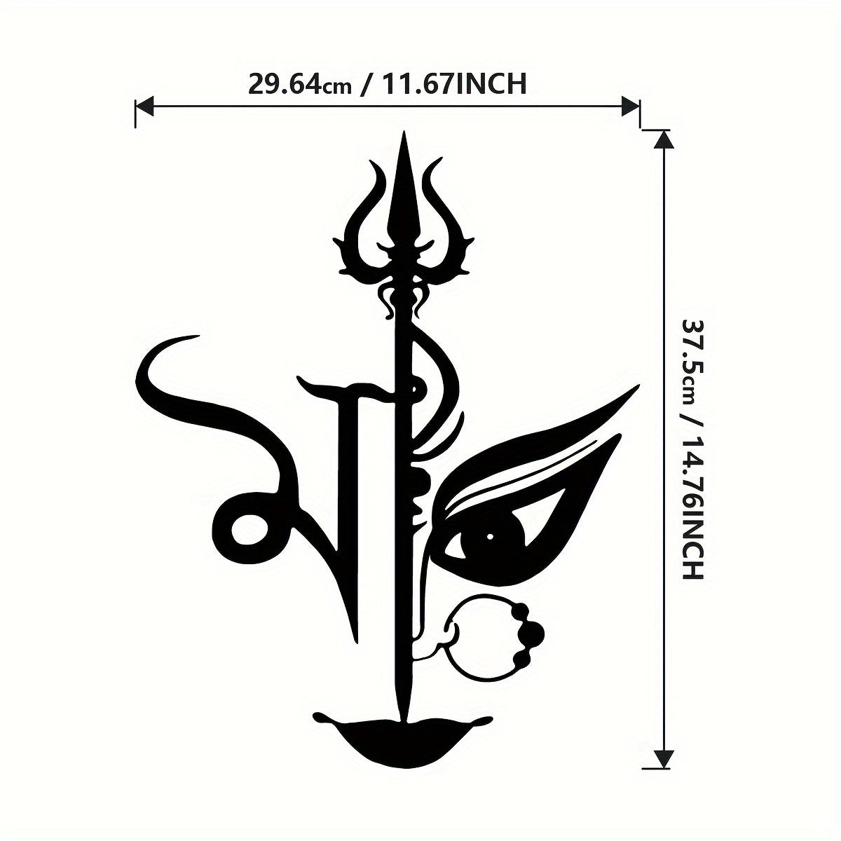Rynx | DurgaWall Art - Large Iron Decoration
