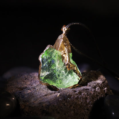 RYNX | Natural Moldavite Necklace - Lyra