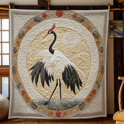 Rynx | Majestic Crane Blossom Quilt