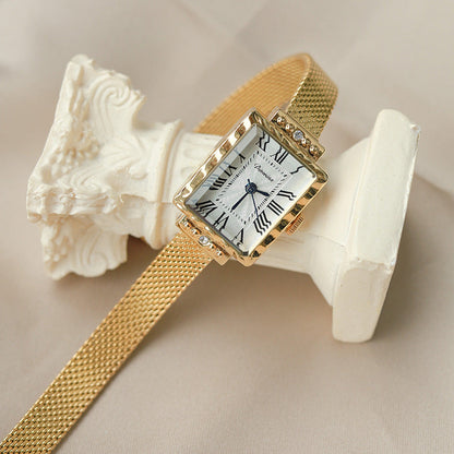 Rynx | Women's rectangular mid-elderly Milano watch