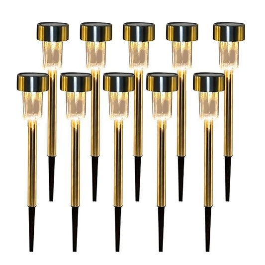 Rynx | Stainless Steel Outdoor Solar Light for Path - Waterproof, LED Landscape Lighting Solar Powered Lights Solar Garden Lights for Walkways Patio Garden