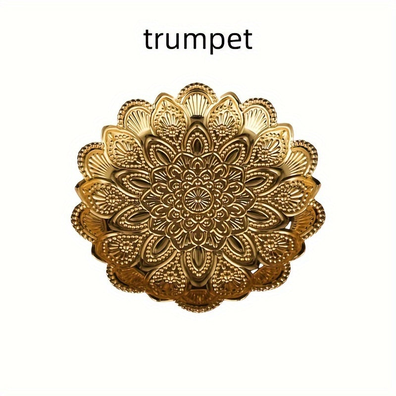 Rynx | GuldServe - Gold Metal Fruit Bowl in Filigree Style