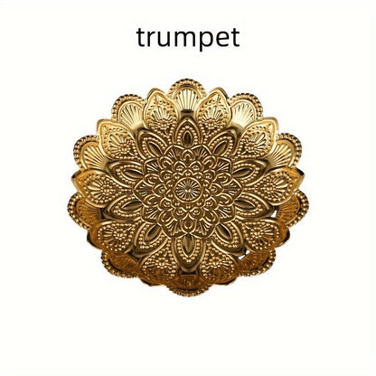 Rynx | GuldServe - Gold Metal Fruit Bowl in Filigree Style