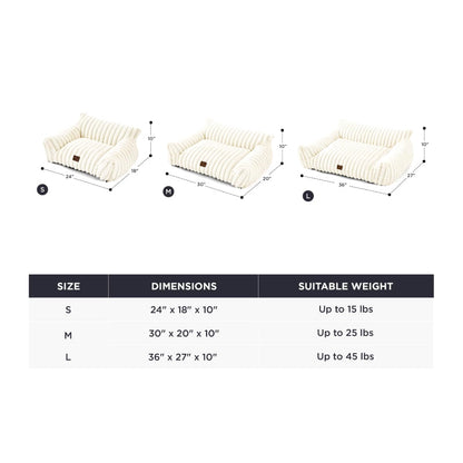 Rynx | Warm Plush Cat and Dog Bed for Winter Comfort