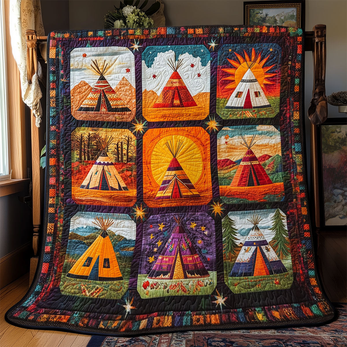 Rynx | Sunshine Spirit Tepee Quilt