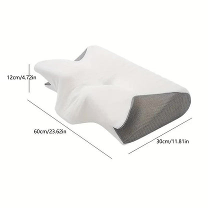 Rynx | SleepEase Butterfly Memory Foam Pillow – Ergonomic Support for Side and Back Sleepers