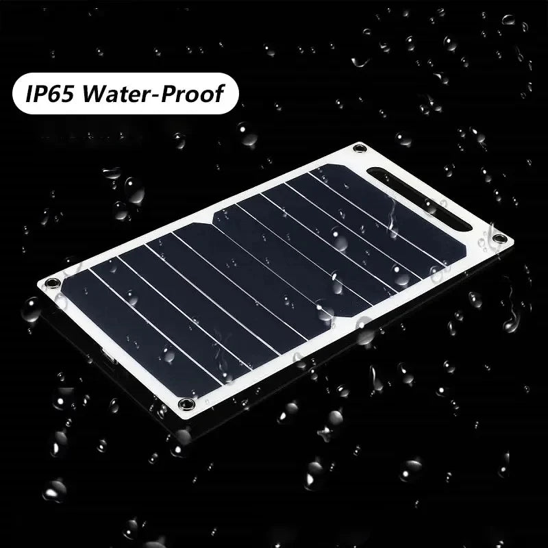 RYNX | Solar Panel With Portable Usb Battery, Waterproof