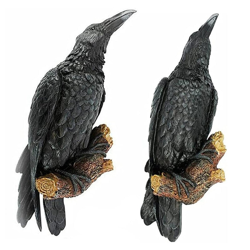 Rynx | Noctura Realistic Decorative Raven – Mood-Enhancing Decoration for Home & Garden