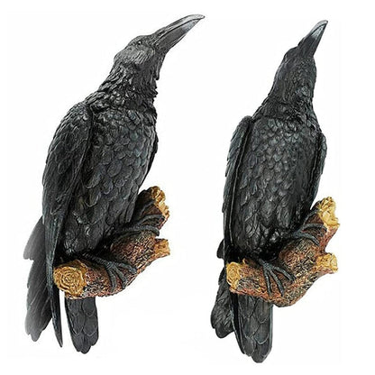 Rynx | Noctura Realistic Decorative Raven – Mood-Enhancing Decoration for Home & Garden