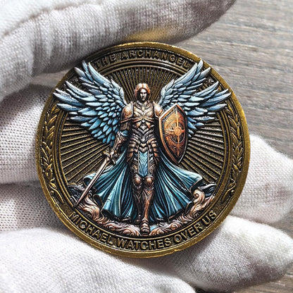RYNX | The Archangel Michael Watches Over Us Challenge Coin