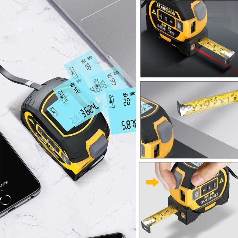 Rynx | 3-in-1 Infrared Laser Tape Measure