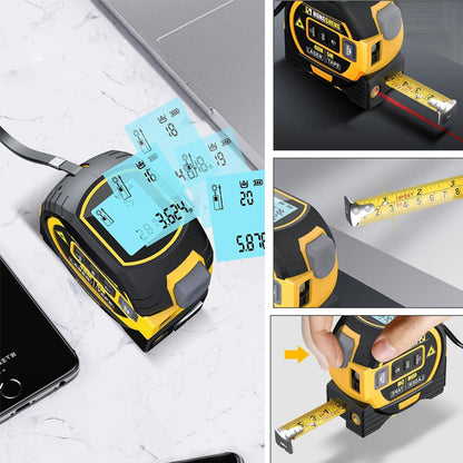 Rynx | 3-in-1 Infrared Laser Tape Measure