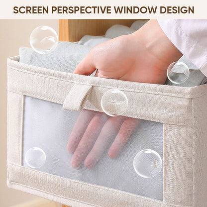 Rynx | Visual Window Cotton and Linen Storage Box