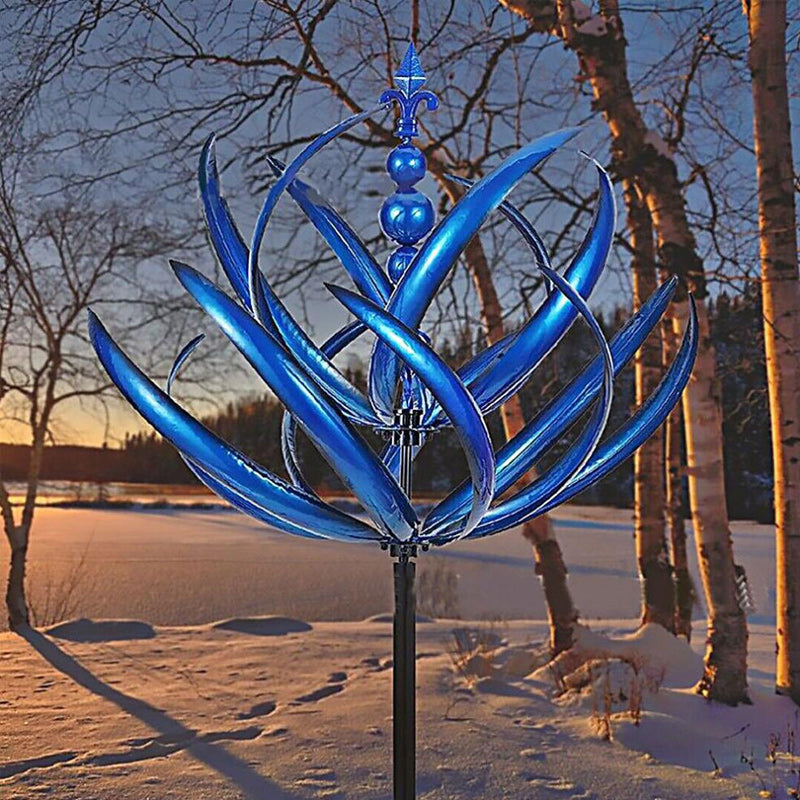 Rynx | Blue Wind Spinner made of Metal