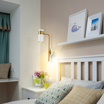 Rynx | Modern minimalist spotlight rotatable LED wall lamp made of iron