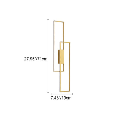 Rynx | Lineva LED Wall Light | Minimalist Rectangle Design | Silicone & Iron | Living Room Lighting