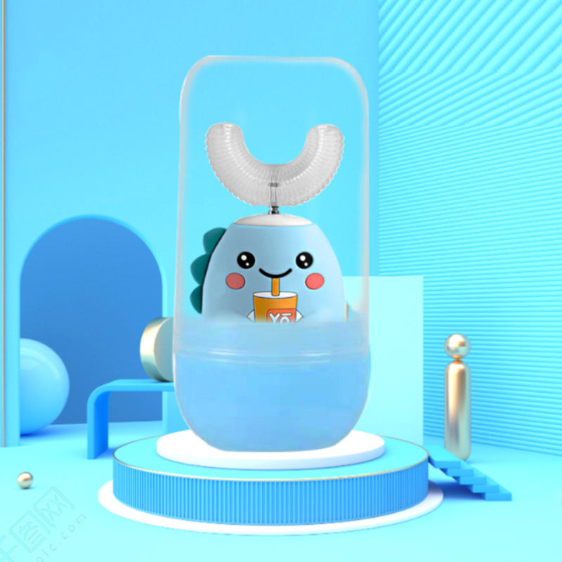 RYNX | 360 Electric U-Shaped Toothbrush Blau+Dust protection