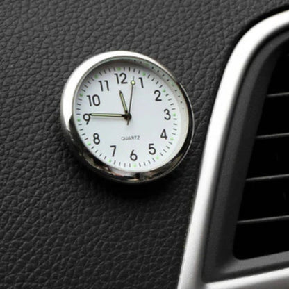 Rynx | AutoTime Mini Analog Watch – Self-adhesive and Stylish Design for Car Interior
