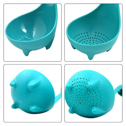 RYNX | Nice Loch Ness Monster Set Strainer, Soup Ladle, Tea Strainer