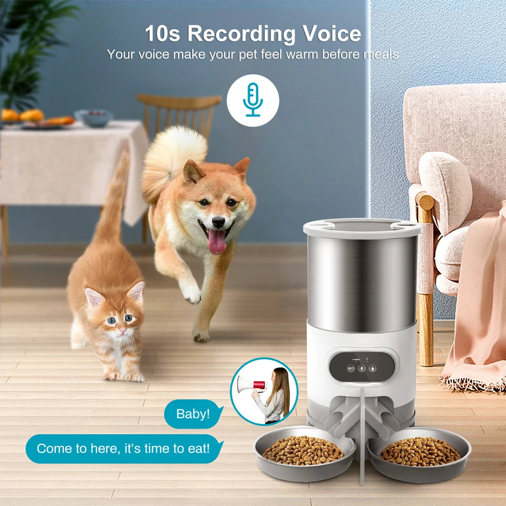 Rynx | 2-Way Splitter Automatic Smart Pet Feeding Station