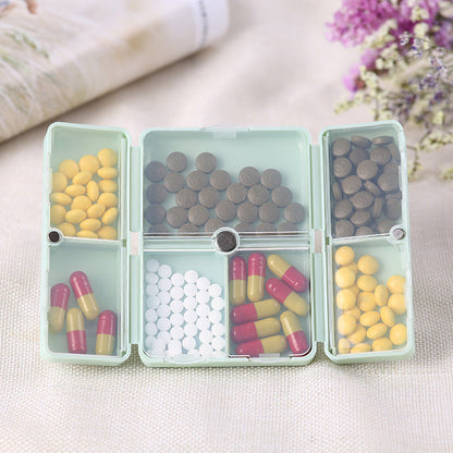 Rynx | 7 Compartments Portable Pill Case