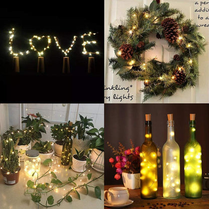 Rynx | LED bottle light cork night light DIY decor