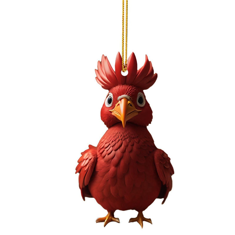 Rynx | Cartoon Rooster Decorative Ornaments