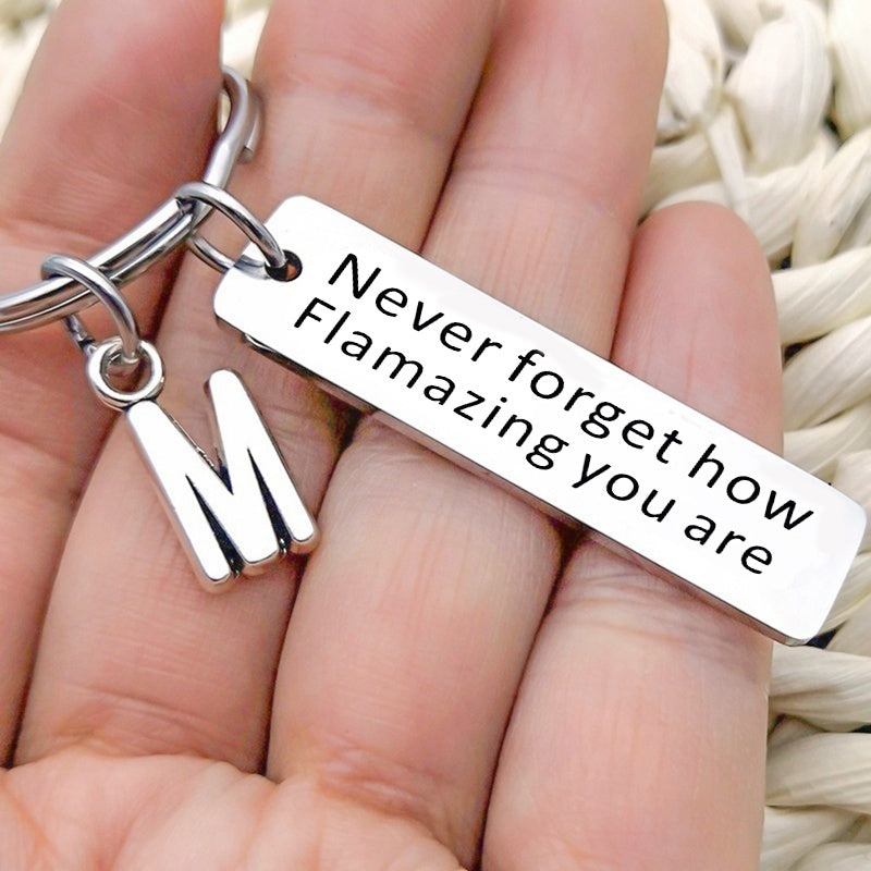 Rynx | Inspiring keychain made of stainless steel
