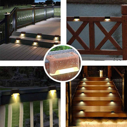 Rynx | Outdoor Waterproof Stair Solar Lights (4 Pieces)