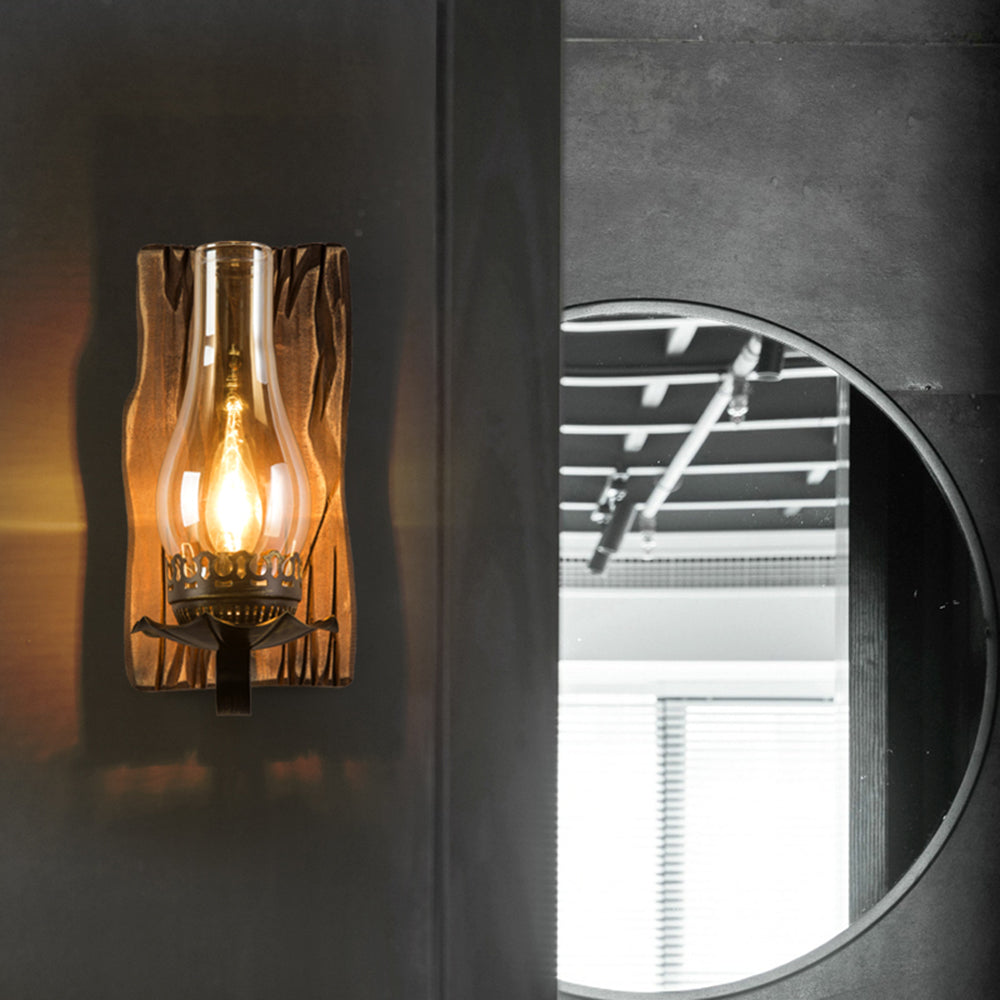 Rynx | Austin Vintage LED Wall Lamp Indoor Living Room/Bedroom Wood