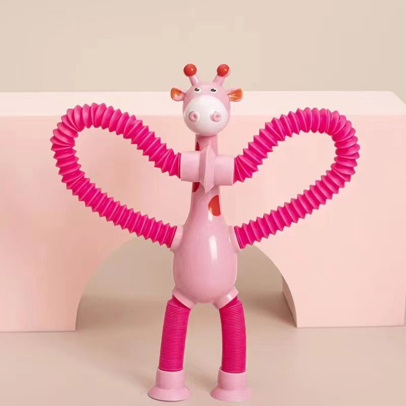 Rynx | Telescopic Giraffe Toy with Suction Cup