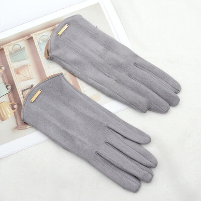 RYNX | Classic Suede Women'S Gloves - Suavetouch Gray