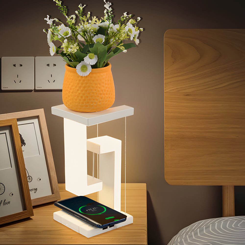 Rynx | Eclipse Aura - Floating Table Lamp with Wireless Charger