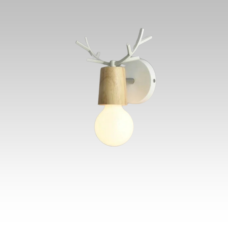 Rynx | AntlerGlow - Modern Adjustable Children's Room Wall Lamp