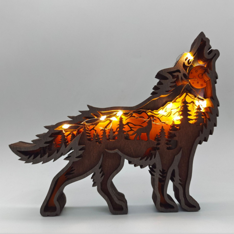 Rynx | 3d Creative Wood Animal Carving Craft Gift