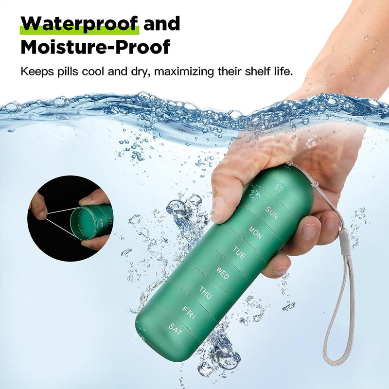 RYNX | 7 Days Portable Pill Organizer For Travel