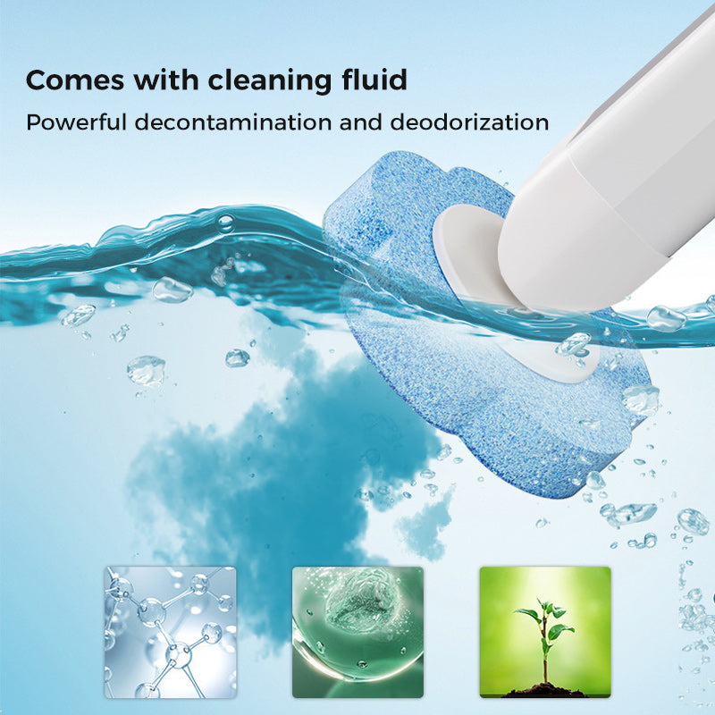 Rynx | Toilet Wall Kit, Disposable Toilet Cleaning System with 18 Refill Heads