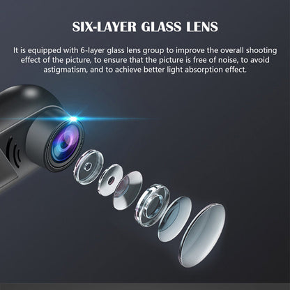 Rynx | 1080P HD 360° Rotating Mini ADAS Dashcam