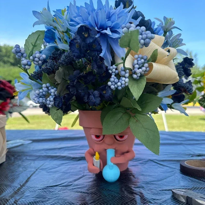 Rynx | Creative smoking flower pot