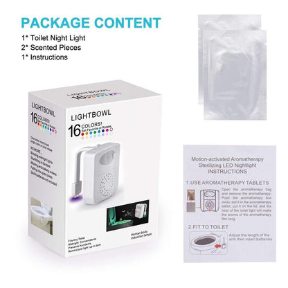 Rynx | 16 Colors LED Toilet Night Light--Upgrade UV Sterilization