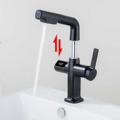 Rynx | Elegant House Brass Aqua View Bathroom Digital Faucet