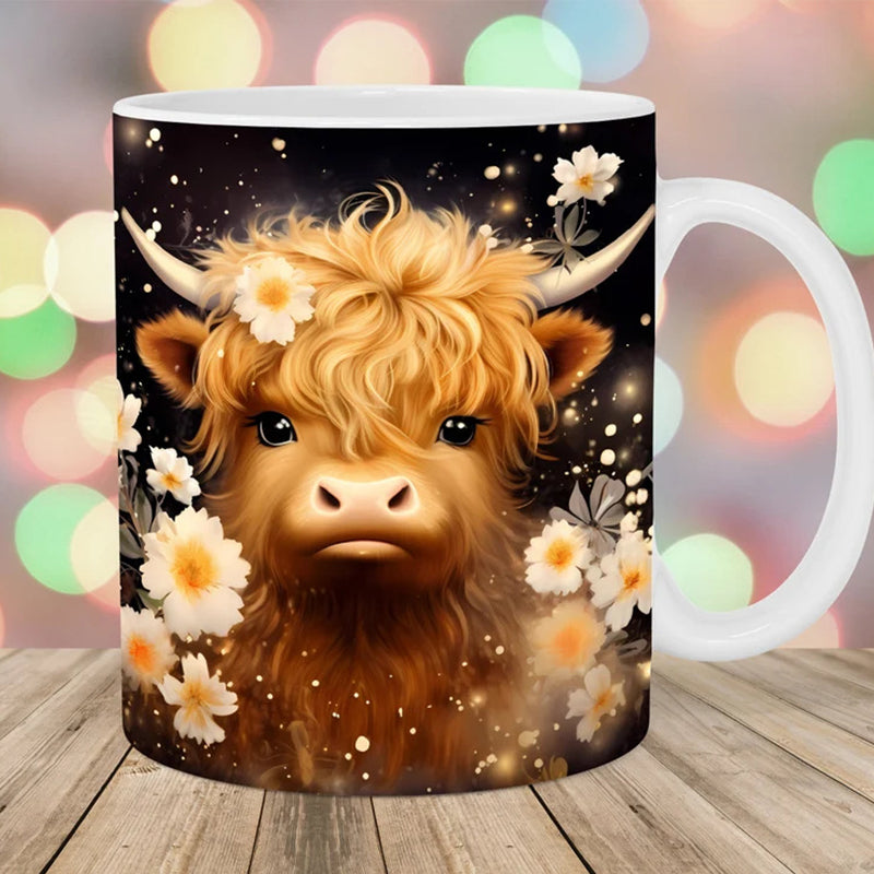 Rynx | Highland Cow Ceramic Mug