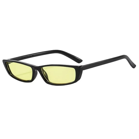 RYNX | Shades – Retro Rectangular Sunglasses Yellow