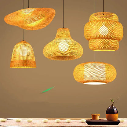 Rynx | Handcrafted Rattan Pendant Light - RayaLicht