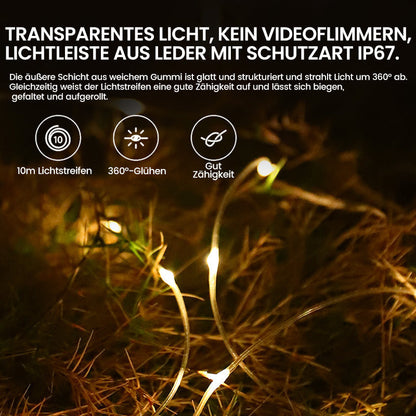 Rynx | Waterproof portable collapsible string lights for outdoor use