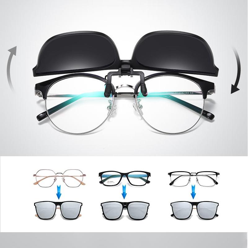 RYNX | New polarized clip-on flip-up sunglasses